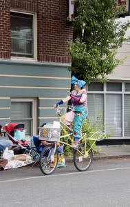 Another tall bicycle