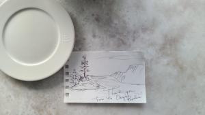 Marion's thank you note to housekeeping