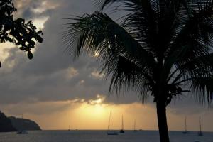 Sunset at the hotel