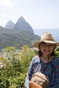 Marion at the Pitons
