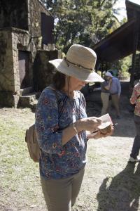 Marion tries the coconut water