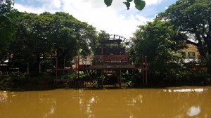 Siem Reap water wheel