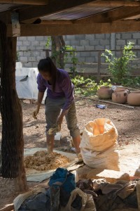 Making clay